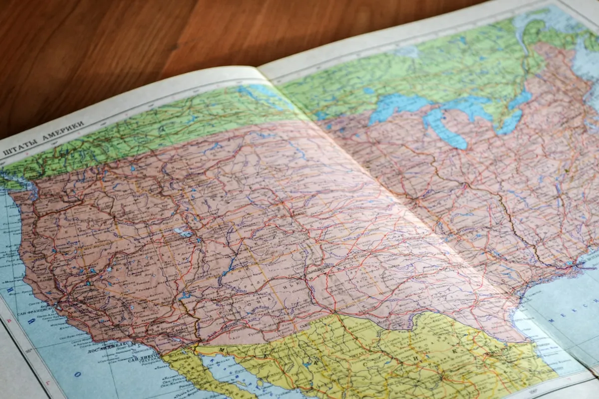 United States map showing state-by-state regulatory variation