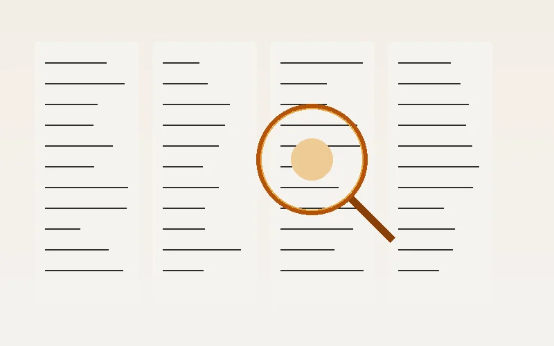 Research process showing data extraction from franchise disclosure documents